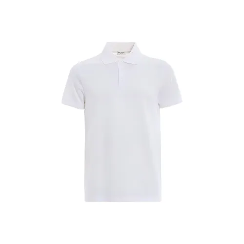 SAINT LAURENT Polo Shirt Men's White