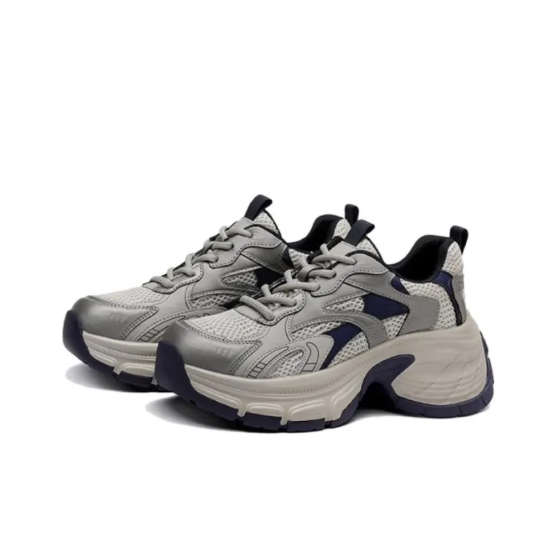 JESSICA SOPHIA Height Increasing Low Top Chunky Sneakers Women's-4