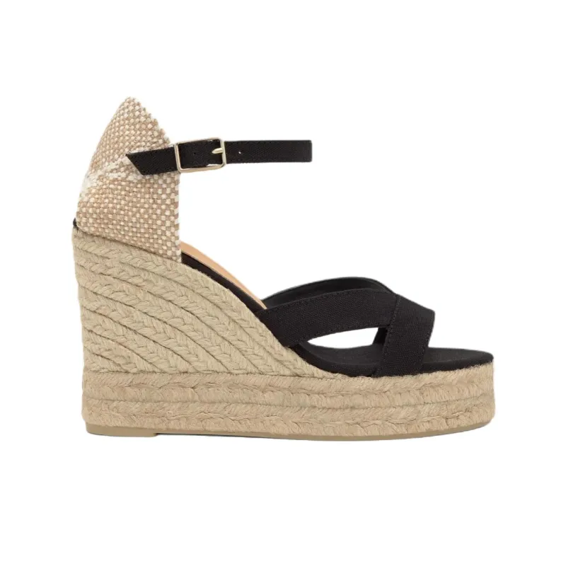 Castañer BRUNA One Strap Sandals Women's Black-1