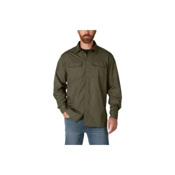 Dickies FLEX Ripstop Long Sleeve Shirt Shirt Men's Green