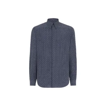 FENDI Shirts Men Blue