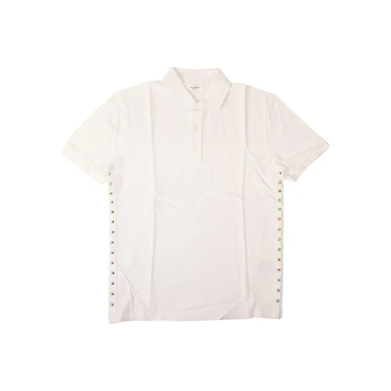 Valentino Polo Shirts Men White-0