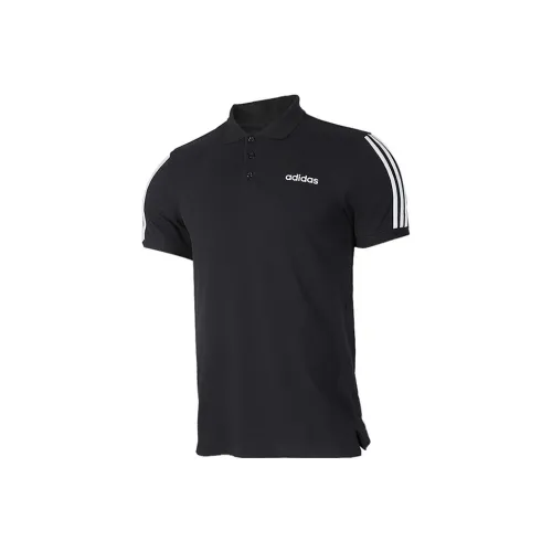 Adidas Polo Shirts Men Black