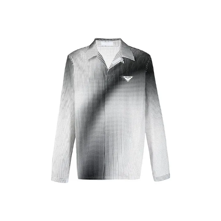 PRADA Shirts Men Gray-0