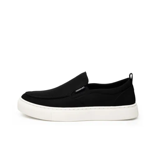 FED Breathable Low Top Canvas Shoes Men's Black