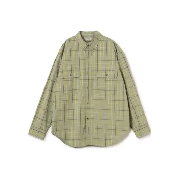 Beams Shirts Men Lime
