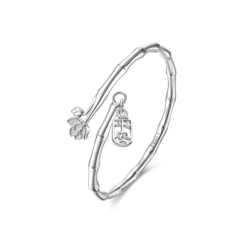 IL&CO. 999 Fine Silver Bangles Women's