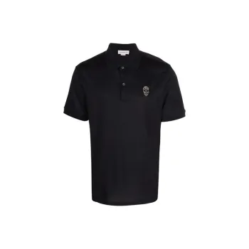 Alexander McQueen Polo Shirt Men's Black