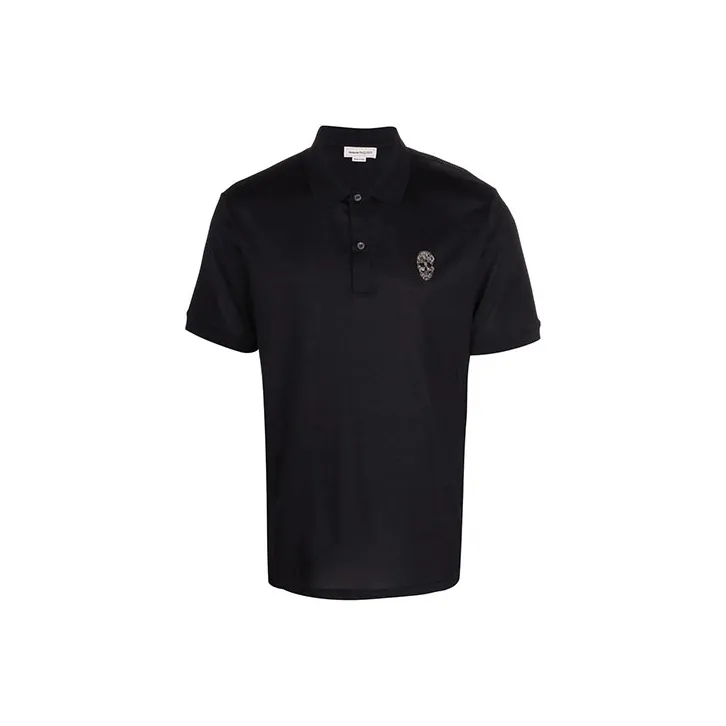 Alexander McQueen Polo Shirt Men's Black-0