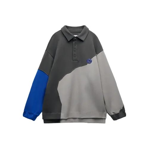 Zara X ADER ERROR ADER ERROR X Zara Polo Shirts Unisex Gray