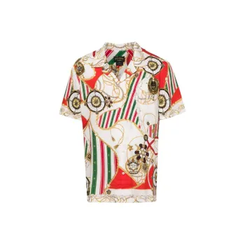Camilla Saluti-Summertime-print Modal Shirt