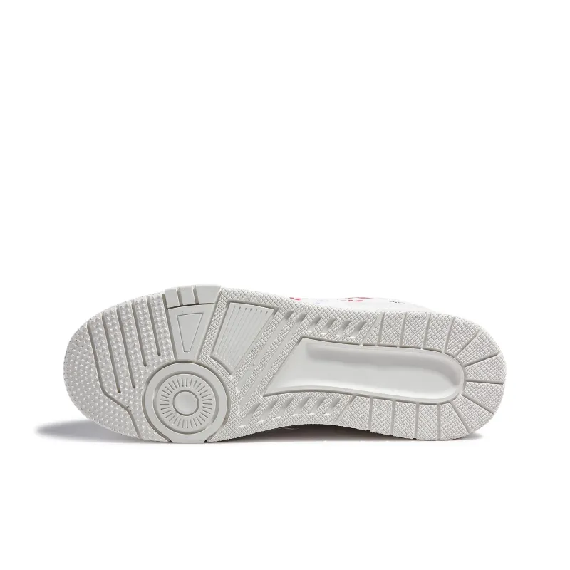 KFT Skateboard Shoes Unisex Low Top White Glaze-6