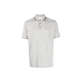 Zegna SS22 Polo Shirt Men's Gray
