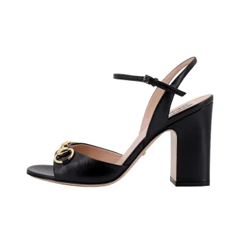 GUCCI One Strap Sandals Women's Black