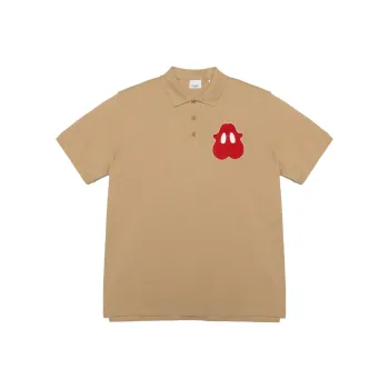 Burberry SS22 Polo Shirt Men's Beige Brown