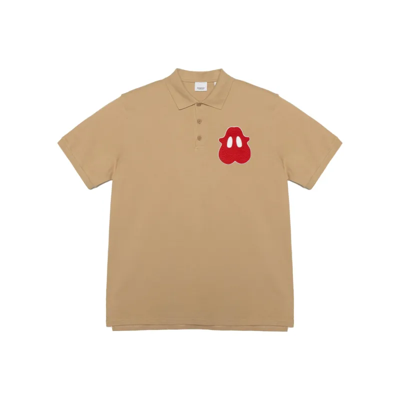 Burberry SS22 Polo Shirt Men's Beige Brown-0