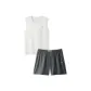[Shoulder Width]Warm White+[Boxer Shorts]Black Sand