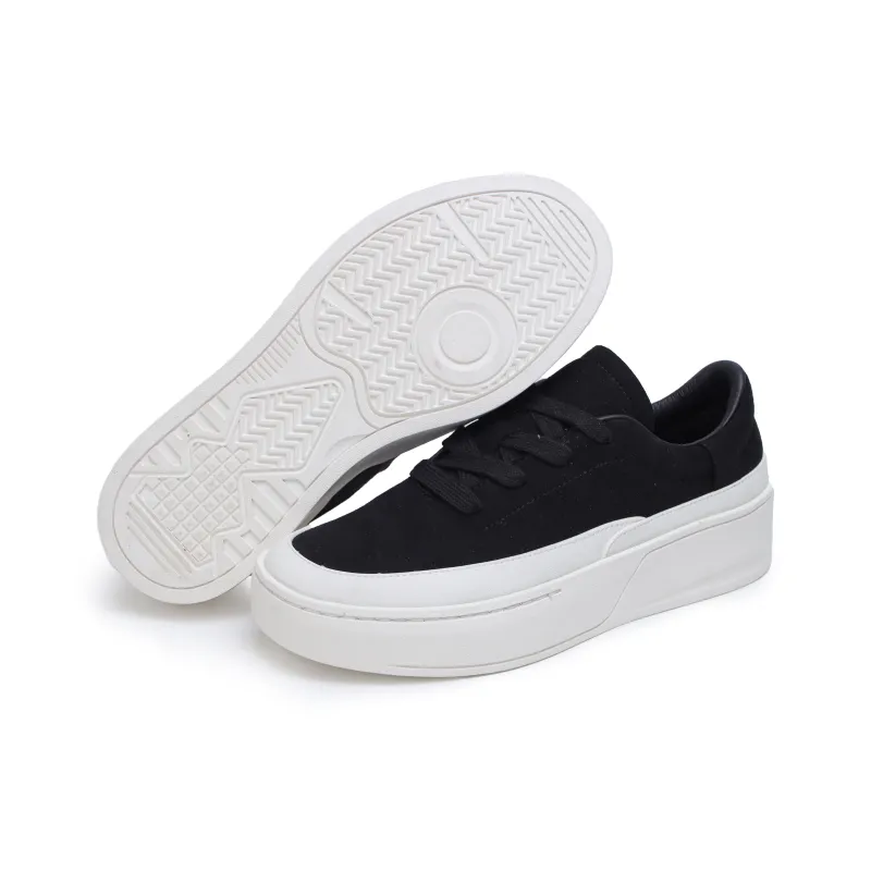 ESTEE GEEA Coverage Slip Resistant, Abrasion Resistant, Lightweight, Breathable Low Top Skateboard Shoes Men's Black-4