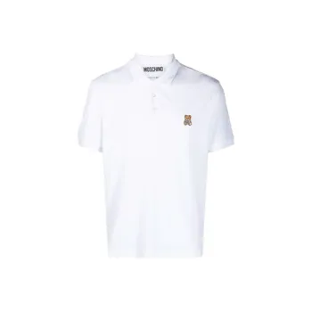 MOSCHINO Polo Shirts Men White