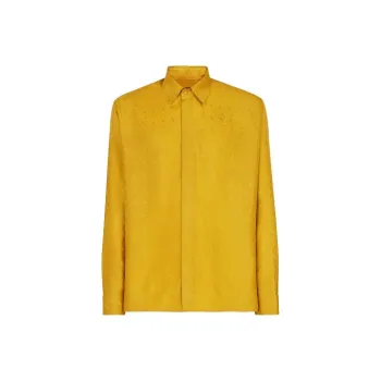 FENDI Shirts Men Yellow