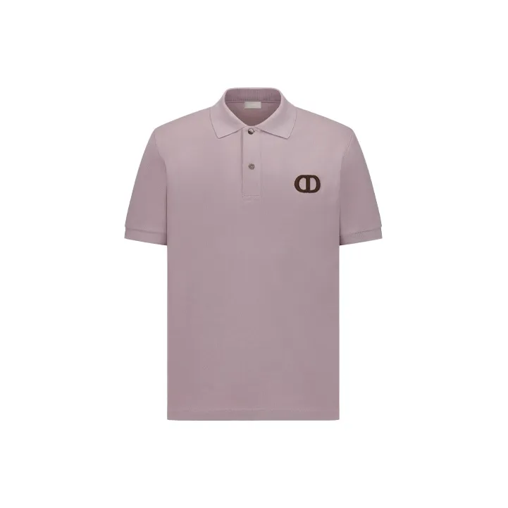 DIOR Quarterly New Products Polo Shirts Men Purple-0