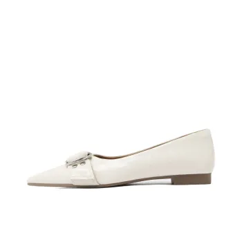 CAMEIDO Casual Single Shoes 1.5cm Women's Ecru