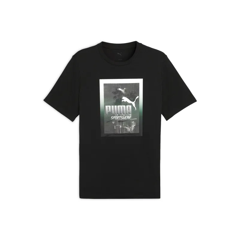 PUMA Basic GRAPHICS T Shirt Men's Black 01-0