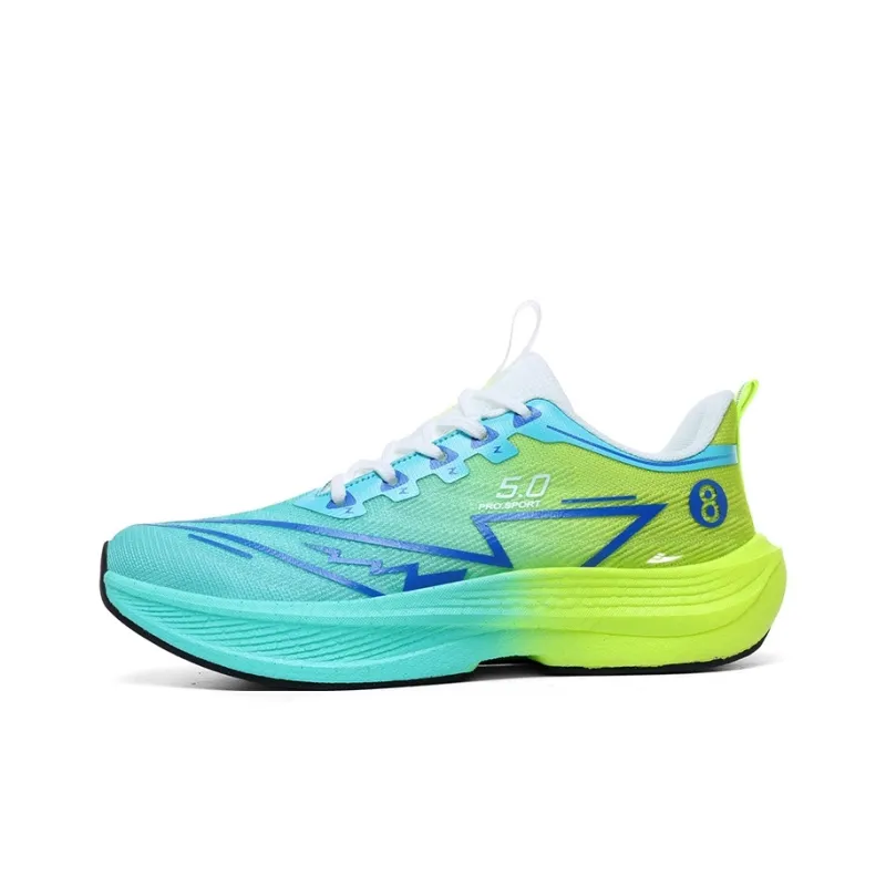 Kuding Running Shoes Unisex Low Top Electric Glow/Flint Stones/Black Blue/Spring Green-15