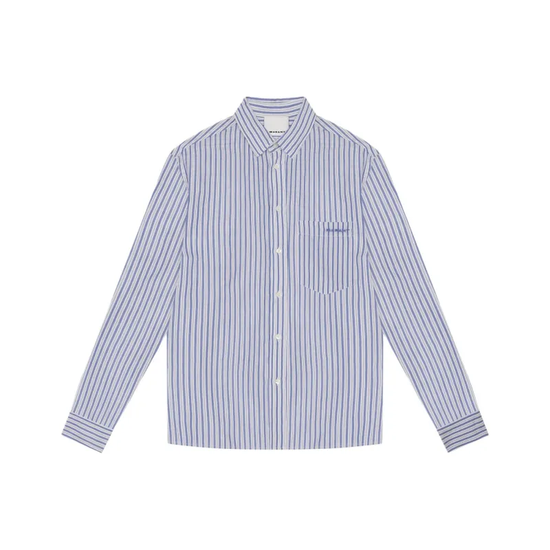 ISABEL MARANT Jasolo Striped Shirt-0