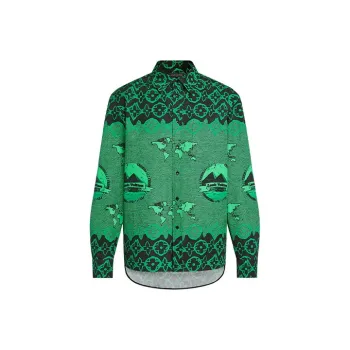 LOUIS VUITTON Lv Wax Oversized Business Shirt