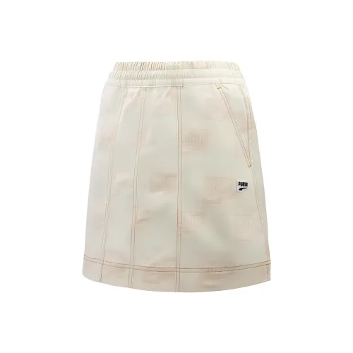 PUMA Casual Short Skirts Women's Beige