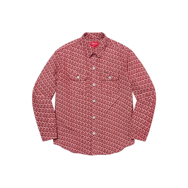 Supreme Monogram Denim Shirt-1