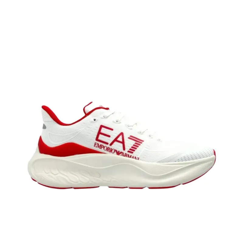 EMPORIO ARMANI EA7 Low Top Casual Shoes Men's Red-1