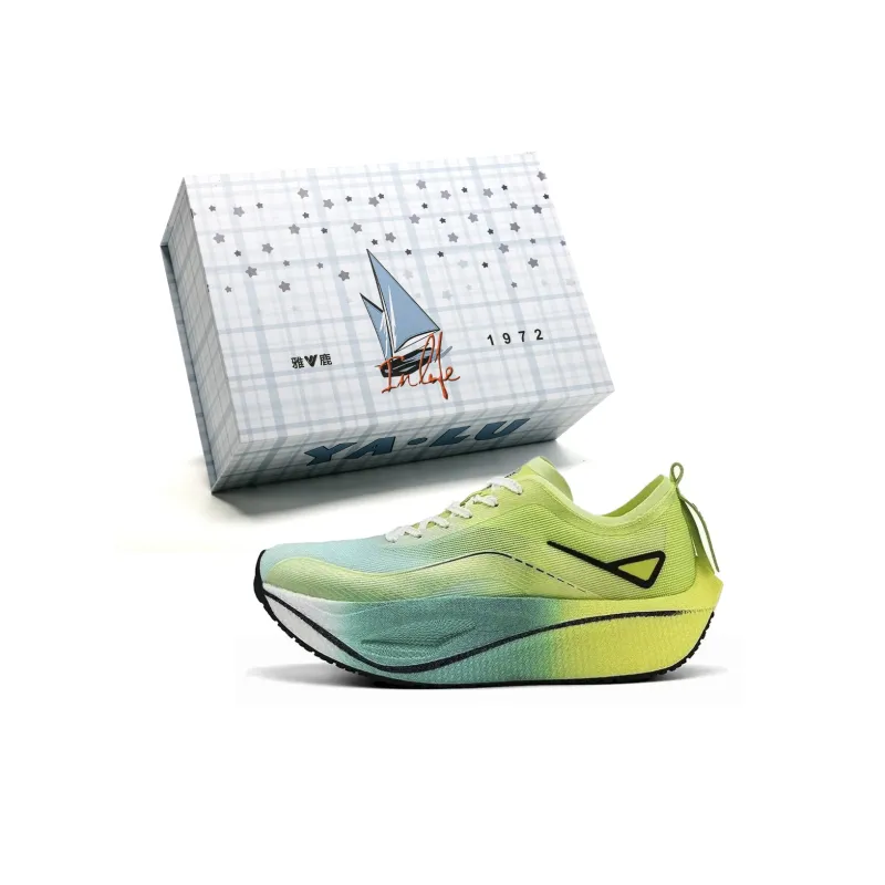 Yalu Shock Absorbers Low Top Full Length Carbon Plate Running Shoes Unisex-34