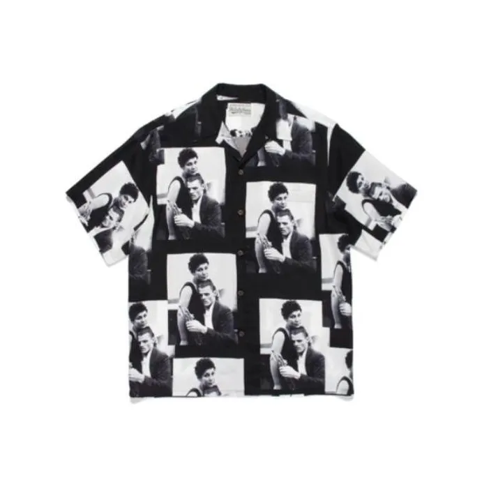 WACKO MARIA WACKO MARIA X Chet Baker Collaboration Series Shirts Men Black-0