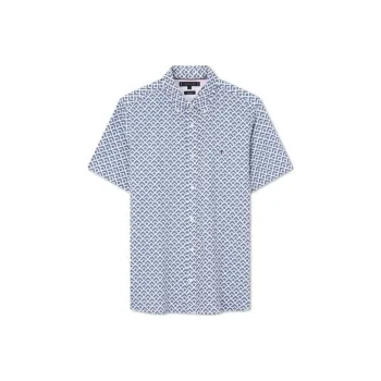 Tommy Hilfiger Shirt Men's Blue White Plaid