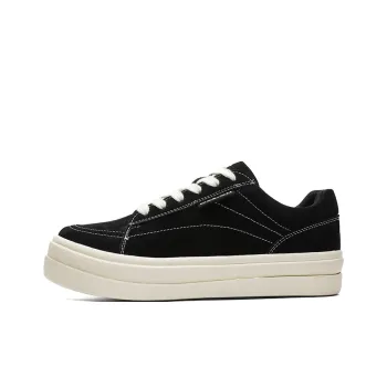 ESTEE GEEA Slip Resistant, Abrasion Resistant, Lightweight, Breathable Low Top Skateboard Shoes Unisex Black