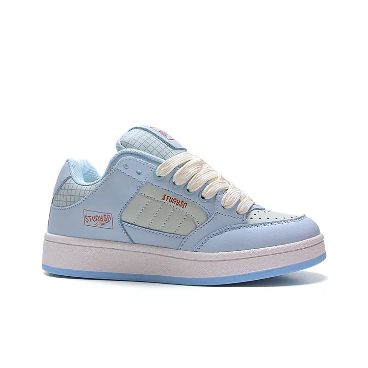 STUR YSN Low Top Skateboard Shoes Women's Moon White-1