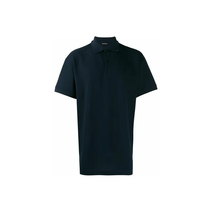 Balenciaga Est. 1917 Logo Print Polo Shirt-0