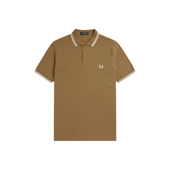FRED PERRY Shirts Men Khaki