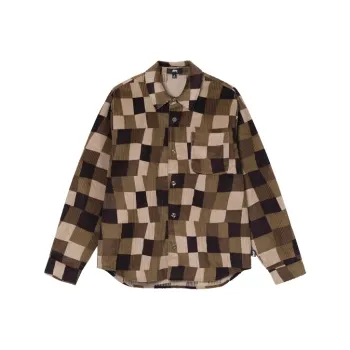 Stussy Wobbly Check Long Sleeve Shirt