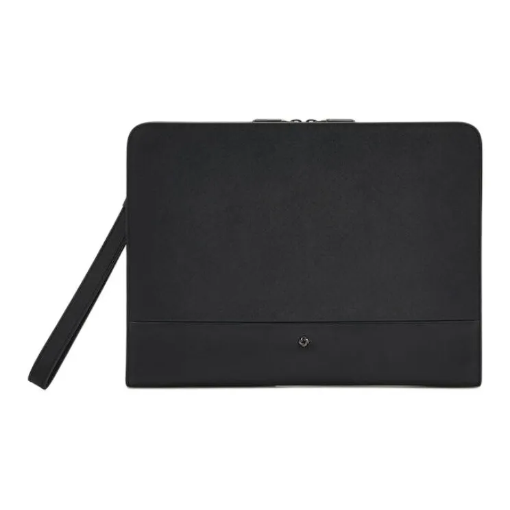 SAMSONITE Leather Clutch Unisex Black-0