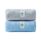 Towel 2 Pack, Gray+Blue