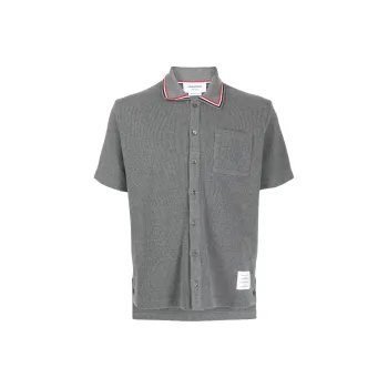 THOM BROWNE Shirts Men Gray