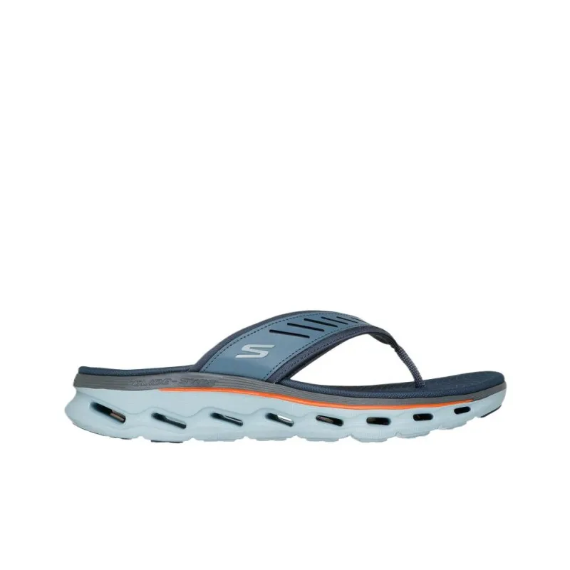 Skechers GO WALK Flip Flops Men's Gray-1