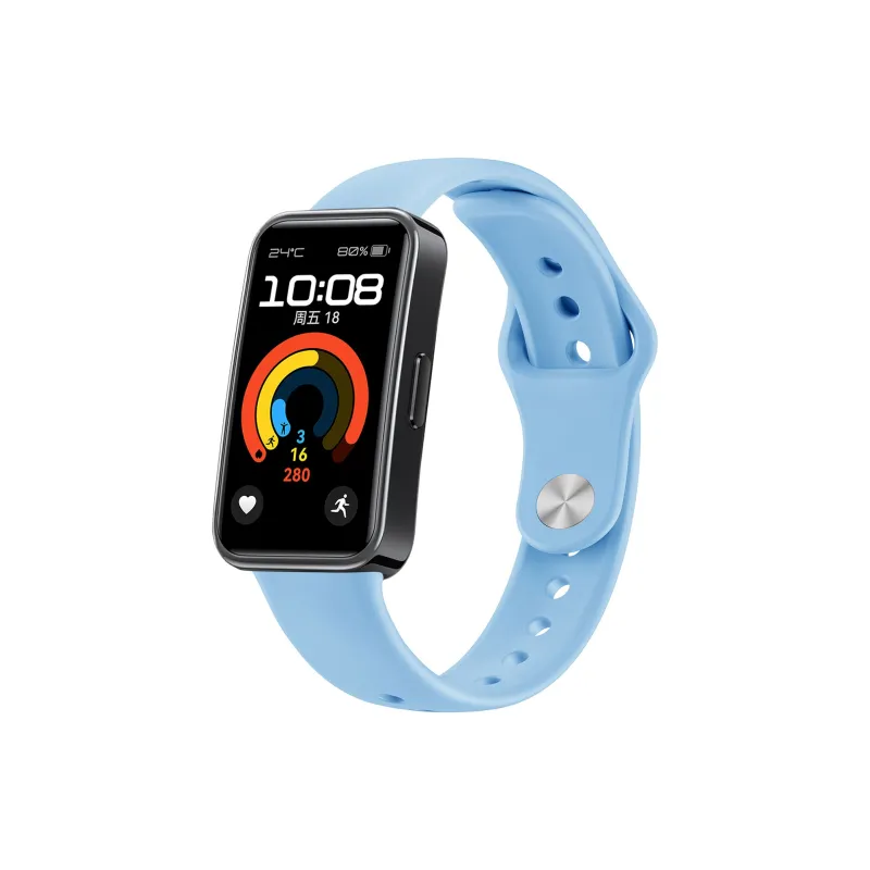 MUZHITIANKONG Huawei Compatibility Watch Band 22CM Silicone Material-10