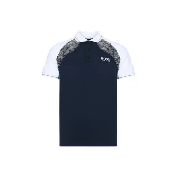HUGO BOSS Short-Sleeve Polo Shirts Men's Navy