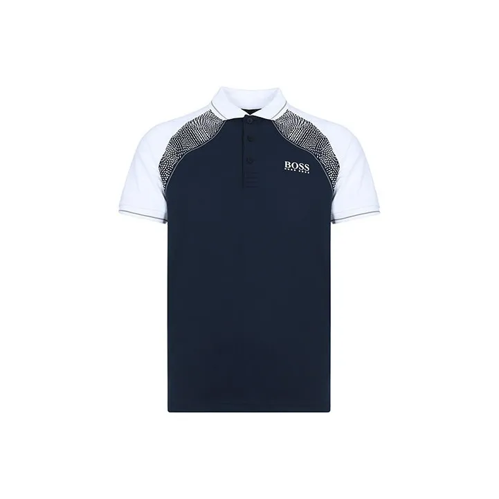 HUGO BOSS Short-Sleeve Polo Shirts Men's Navy-0