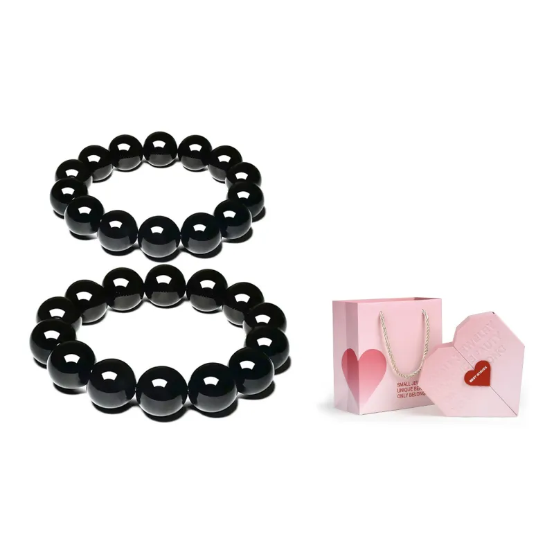 MISS TOOYA Obsidian Bracelets Unisex-2