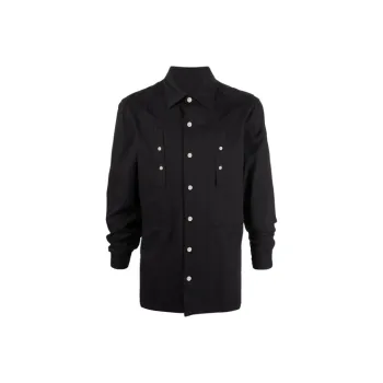 RICK OWENS Shirts Men Black